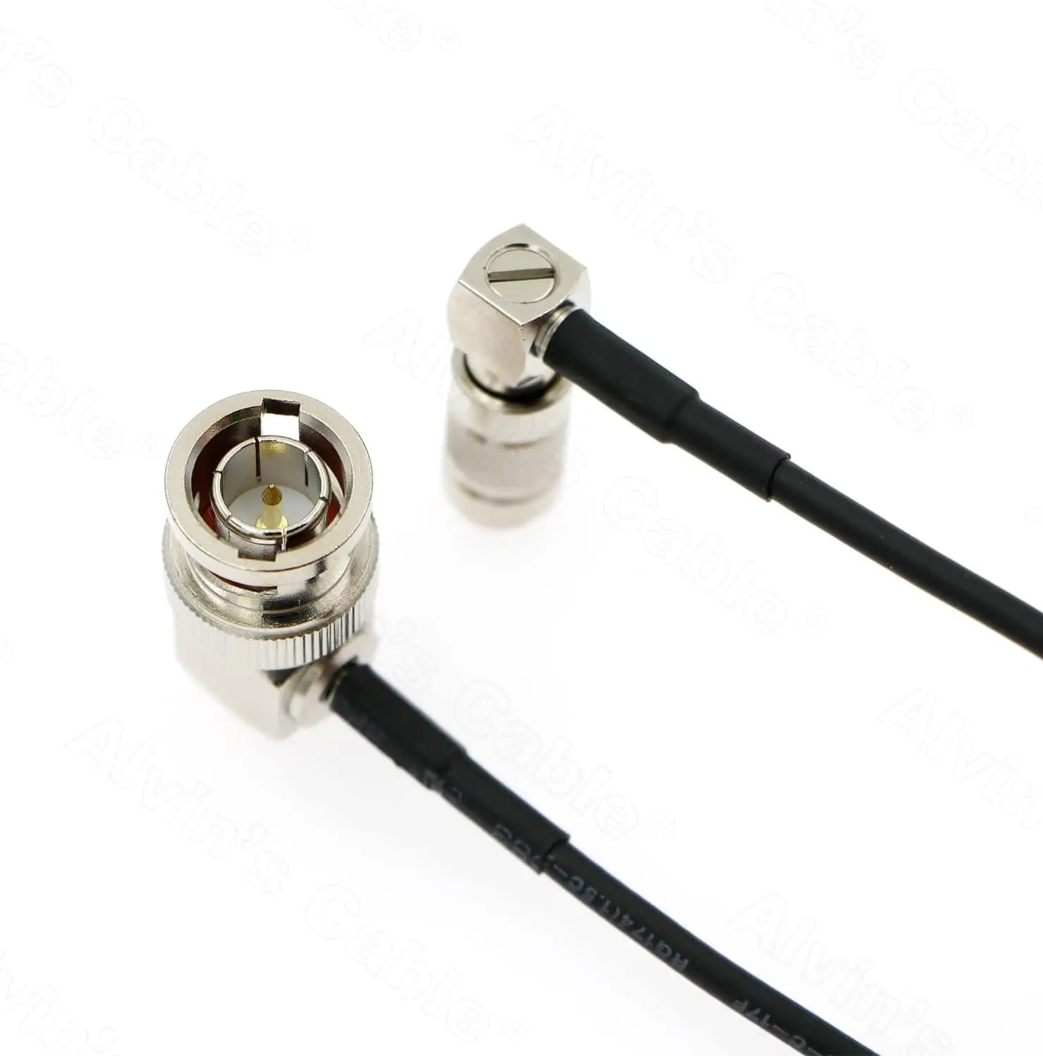 Alvin's Cables DIN 1.0/2.3 to BNC 3G Coaxial Cable Mini BNC Male to Male RG174 75 Ohm HD SDI Cable for Blackmagic Decklink Quad