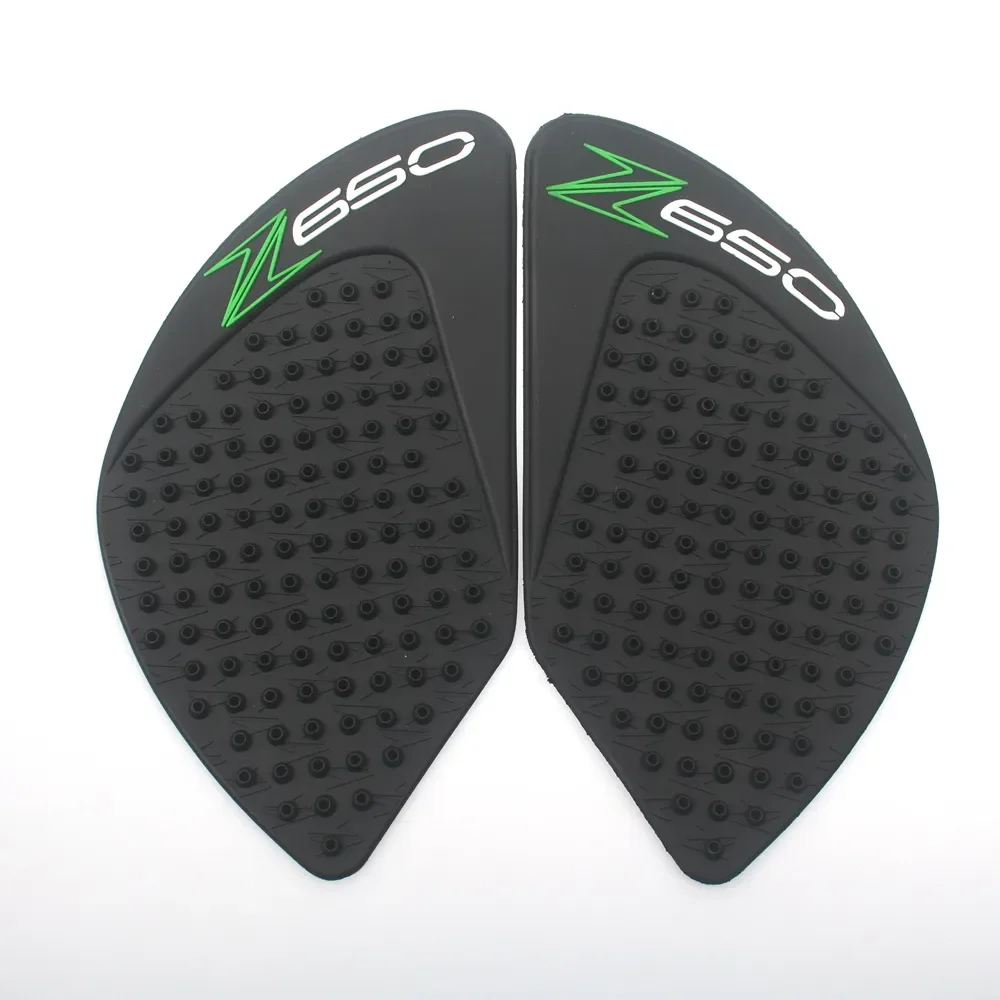 Motocicleta Tanque Pad Protector, Anti Slip, Tanque de óleo Pad, Decalques Adesivos, Side Gás, Joelho Grip, Tração Proteger, Kawasaki Z650, Z 650