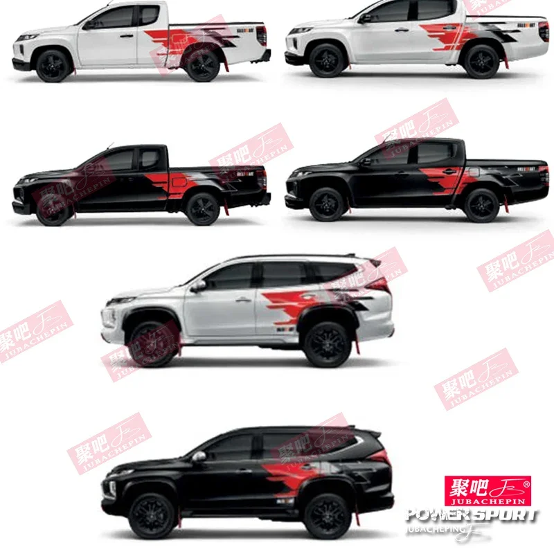 

Car sticker FOR Mitsubishi Pajero LC200 body customized appearance decoration fashion sports decal accessories