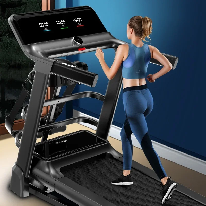 مقبض متعدد الوظائف مع مكبر صوت بلوتوث، جهاز مشي كهربائي قابل للطي بسرعة متغيرة باستمرار