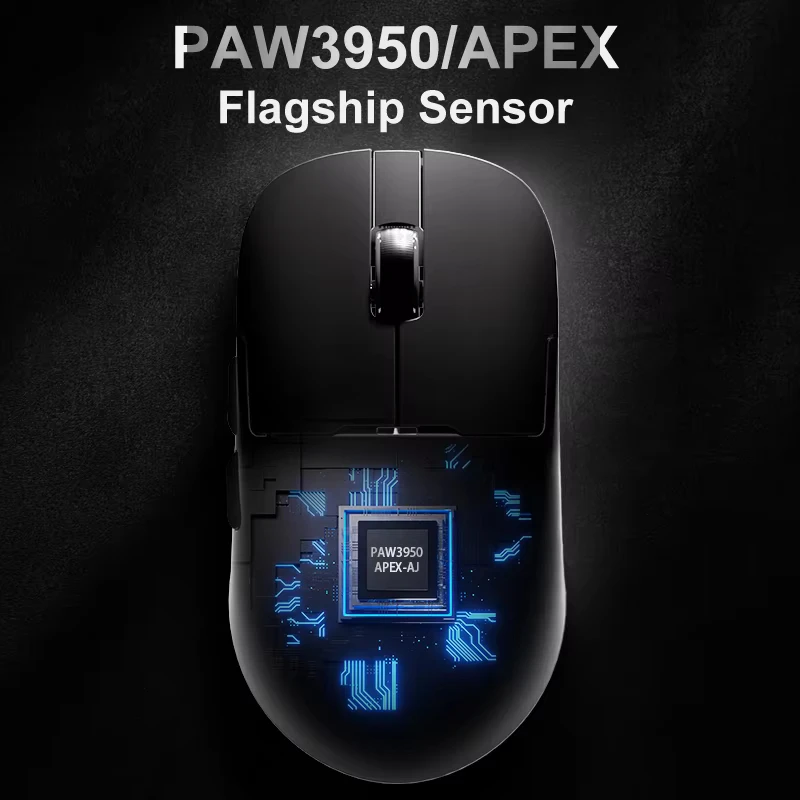 AJ159 APEX/AJ159PRO Wireless Mouse with RGB Magnetic Charging Base Lightweight Wired  Gaming Mouse for PC Laptop