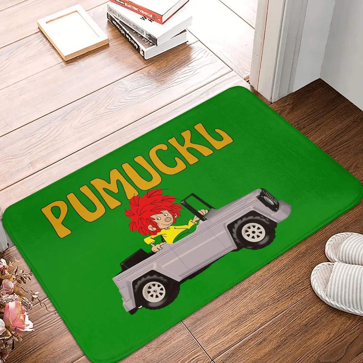 Pumuckl Bath Mat Toy Car Doormat Kitchen Carpet Balcony Rug Home Decor