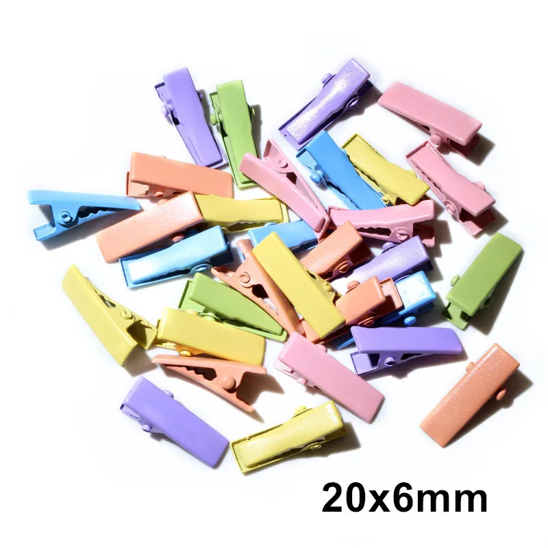 20 Stück/Set Metall-Haarspangen-Basis für Frauen und Mädchen, Bunte Geometrische Haarnadeln, Ornamente, Haarspangen für DIY Handgemachte Kopfbedeckungs-Accessoires – Detail 6