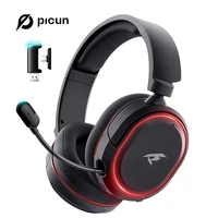 Picun G2 2,4G auriculares inalámbricos para juegos auriculares Bluetooth 5ms baja latencia 7,1 micrófono envolvente ENC para PC PS4 PS5 interruptor de teléfono