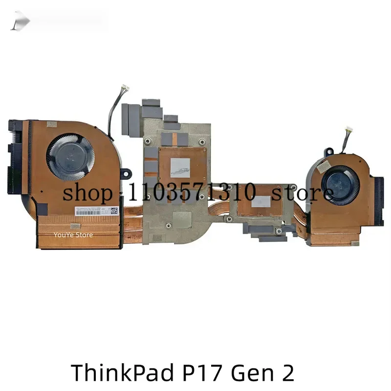 

New Original for Lenovo ThinkPad p17 Gen 2 laptop n20e CPU GPU cooling fan heatsink cooler radiator fr5h41b77204 5h41l16256 JM