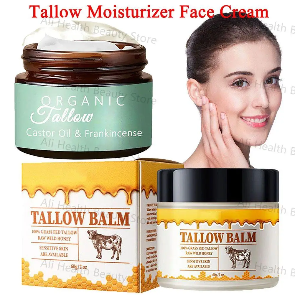 

60 г Tallow Honey увлажняющий крем для лица питательный поврежденный успокаивающий сухость глубокое увлажнение для ухода за кожей лица