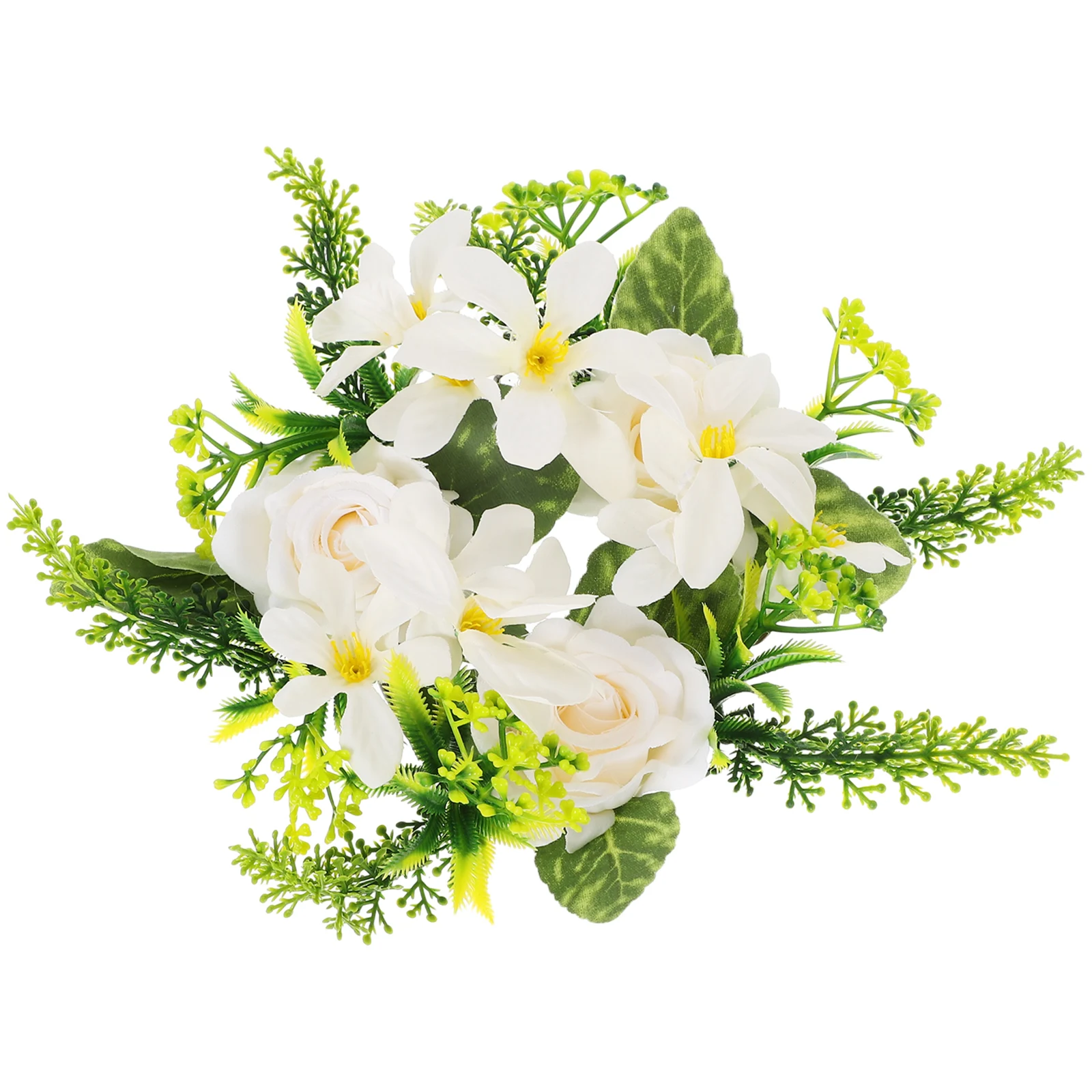 

Artificial Wreaths Lightweight Decorative Rings for Table Photo Props Venue Layout Flower