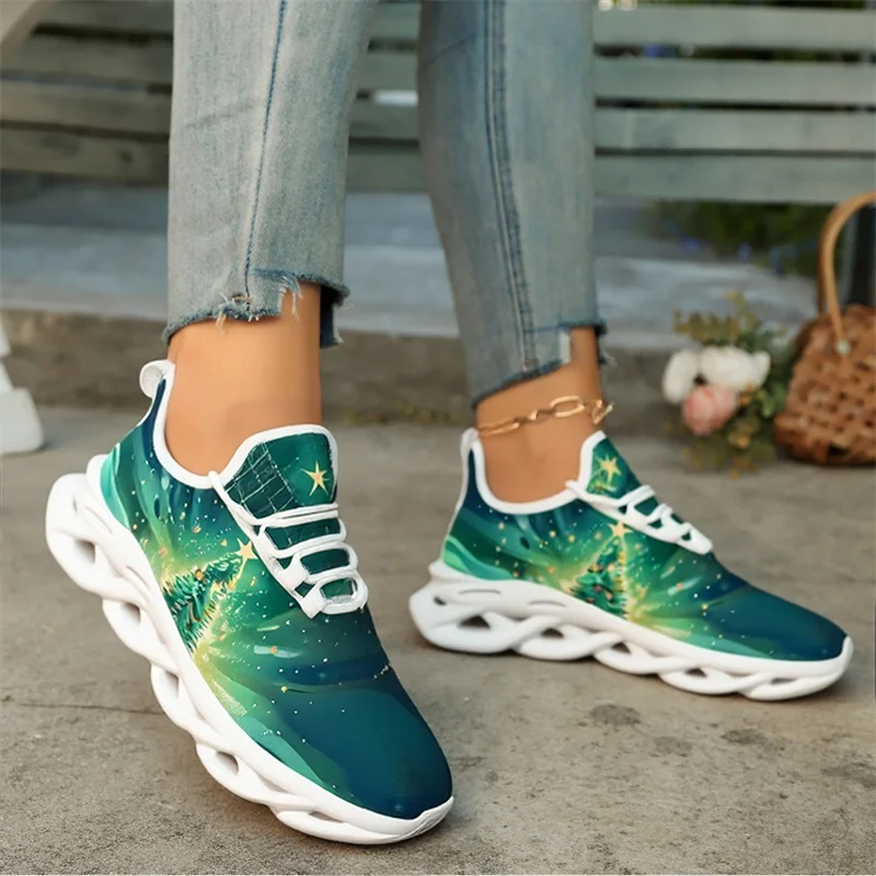 

Women Men Sneakers Christmas Shoes Mesh Breathable Running Sports Christmas Shoes Women Sneaker Men Shoe Women's Casual Sneakers