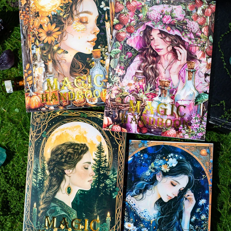 

Набор наклеек, 20 листов/книга, волшебный мир, лесная ведьма, набор наклеек, креативный набор декоративных наклеек для DIY и скрапбукинга