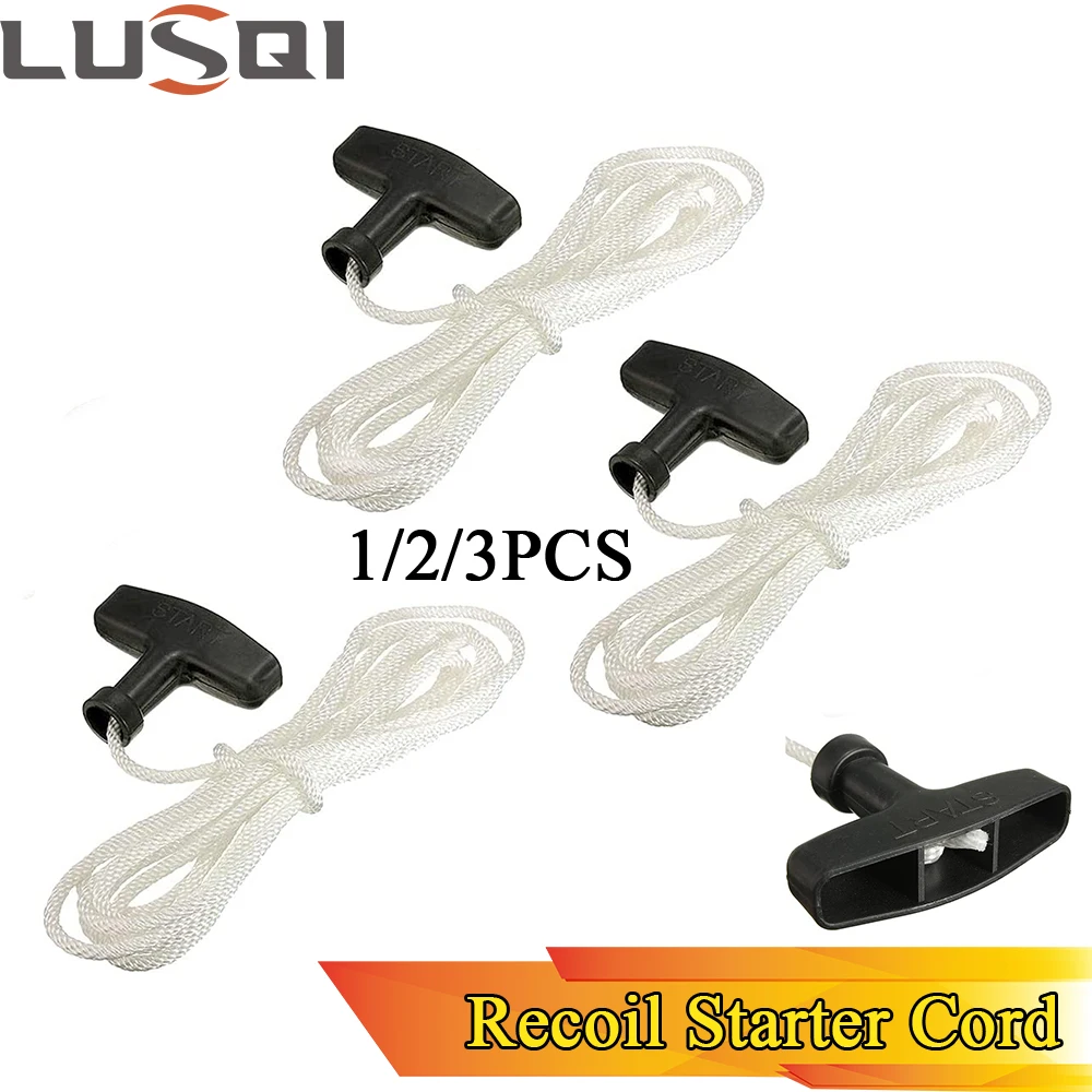 Lusqi-recoil Starter Handle Substituindo o Cabo de Tração no Cortador de Grama Honda Gx160 Gx200 Gx240 Gx270 Gx390 Conjunto Conjuntos Conjuntos