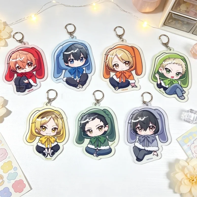 Backpack Hanger 7PCS FACTORY STORE Anime Game Given Acrylic Keychain Bag Pendant 6CM Bag Decorations Fan Merch Gift Decoration