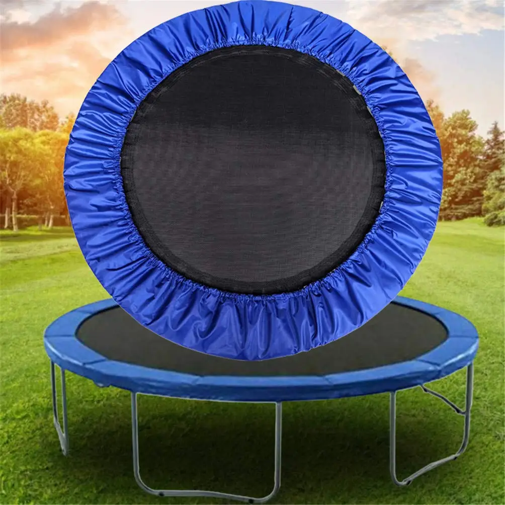 6/8/10 Feet Trampoline Protection Mat Trampoline Safety Pad Round Spring Water-Resistant Protective Cover Home Sport Accessories