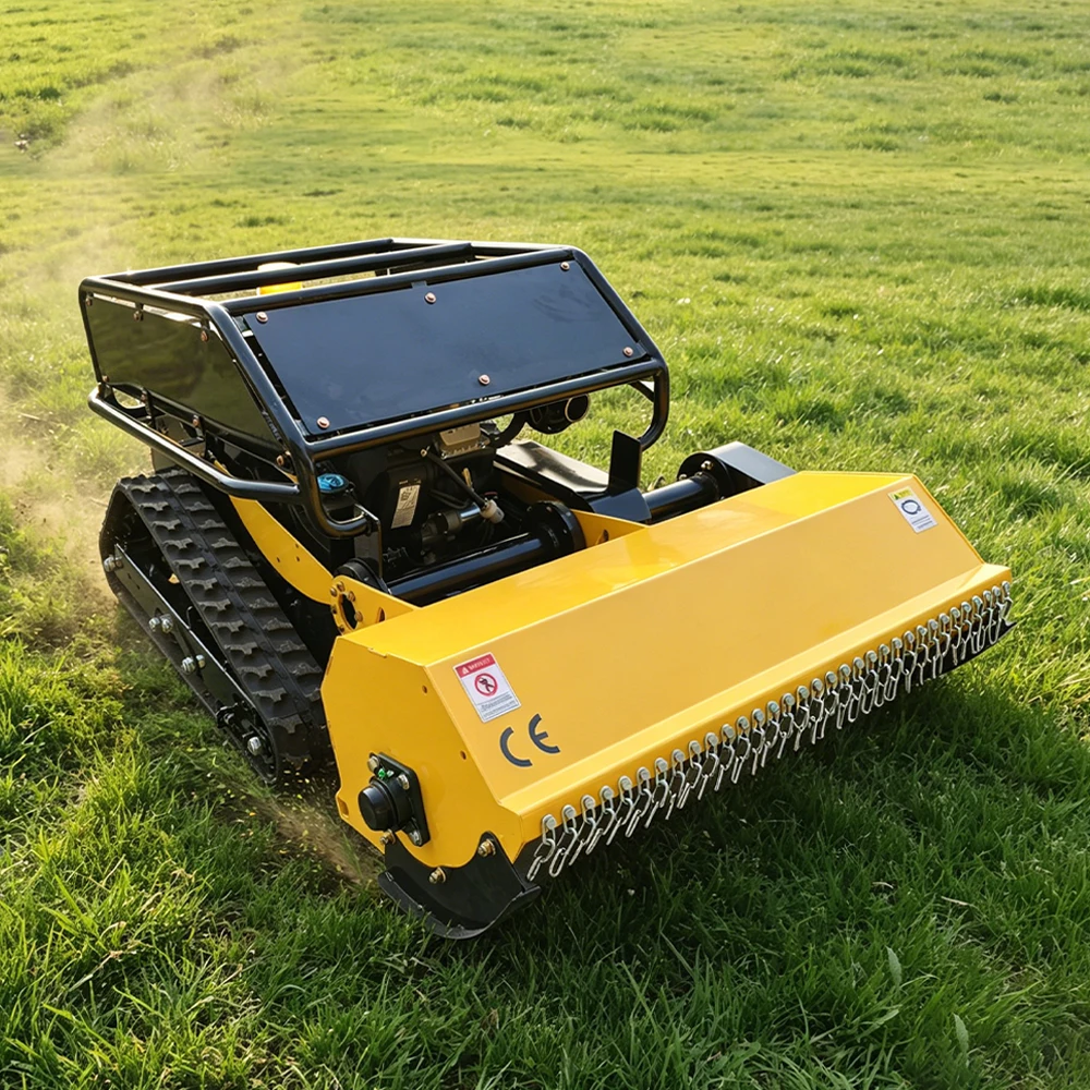 Hot Selling All-terrain Blades Brand New Engine Robot Grass Cutter Forestry Mulcher Remote Flail Lawn Mower