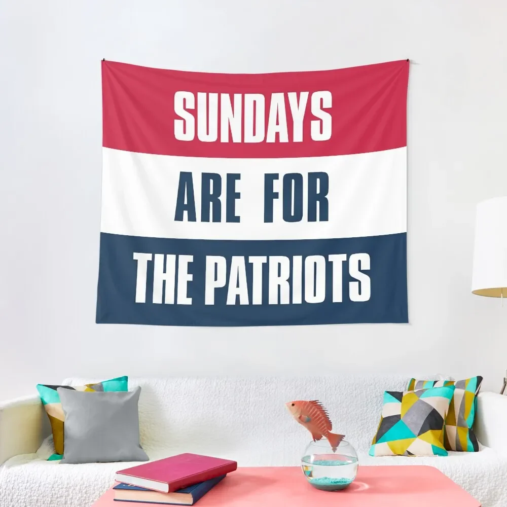 Sundays are for The Patriots, New England Football Tapestry Decoration For Home Decorations For Room Tapestry