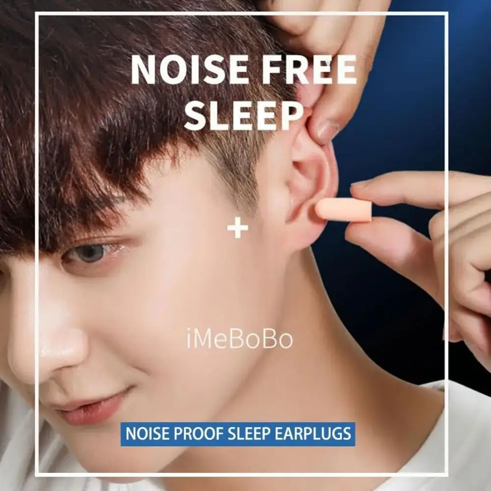 

Noise Reduction Sleeping Ear Plug Sound Insulation Ear Protection Soundproof Earplugs Slow Rebound Mute Anti Noise Ear Plugs