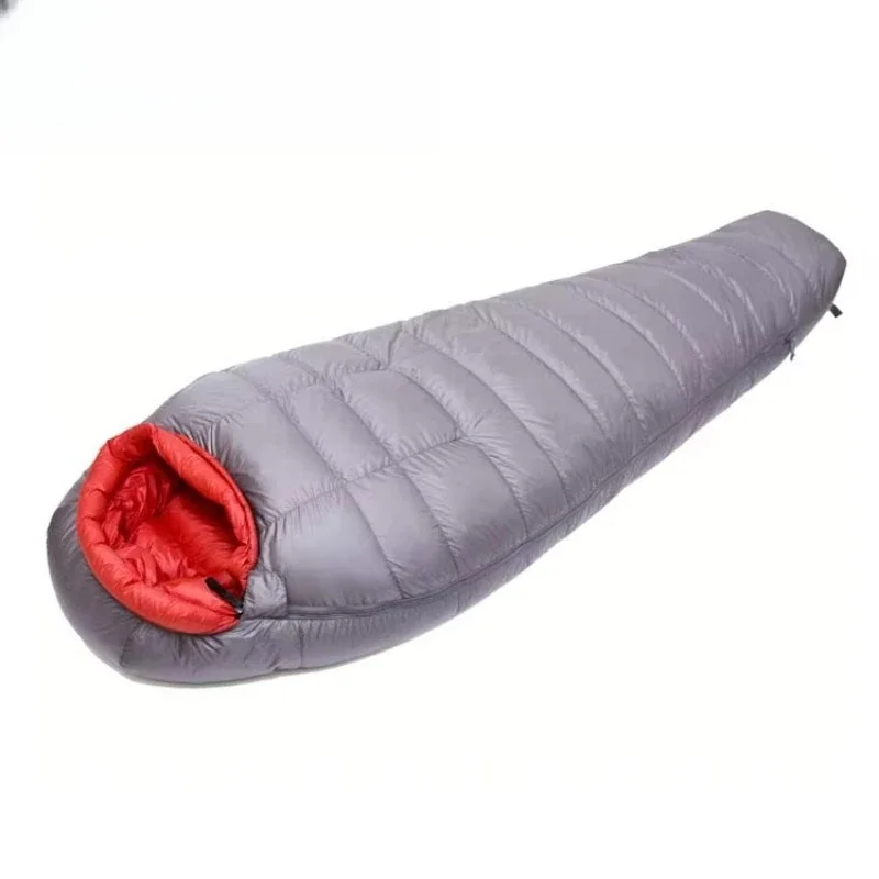 Extreme cold mountaineering down sleeping bag lightweight waterproof camping sleeping bag goose down sleeping bag