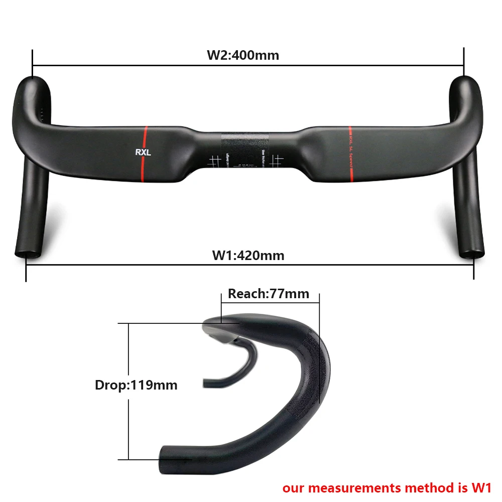 Fietsen Grind Fiets Snelheid Stuur RXL SL 31.8 Carbon Road Stuur Voor Fiets Interne Routing UD Matte Drop Handle Bar