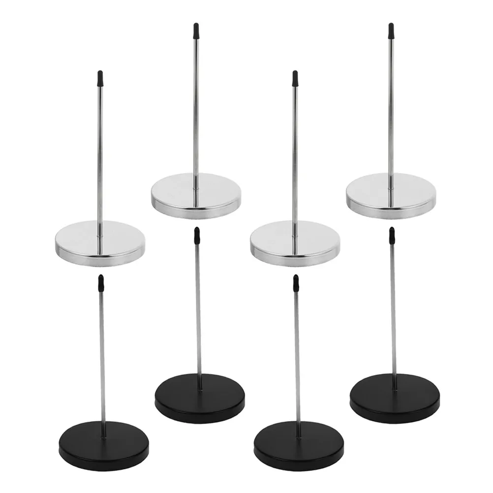 8Pcs Desk Receipt Spike Stick Heavy Base Metal Ticket Stabber for Restaurant Order Tickets Kitchen Memos Office Bills Organizer