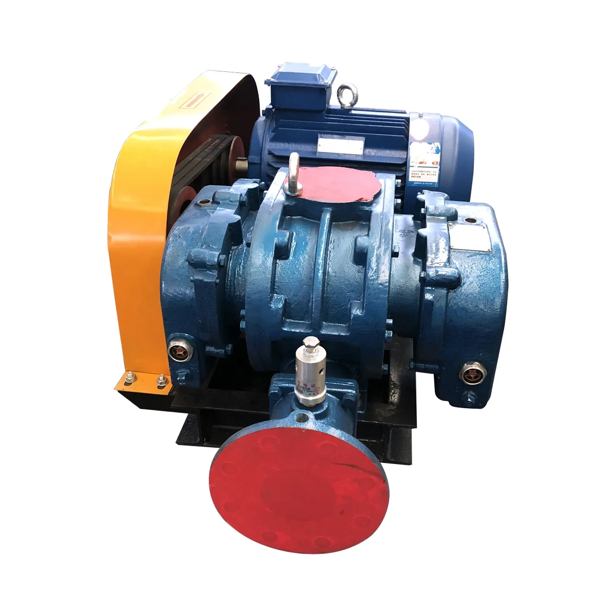 

China Factory Three Lobes High Quality Mini Roots Blower Machine RSR-80 Double Oil Tank Low Noise Air Cooling Roots Blower