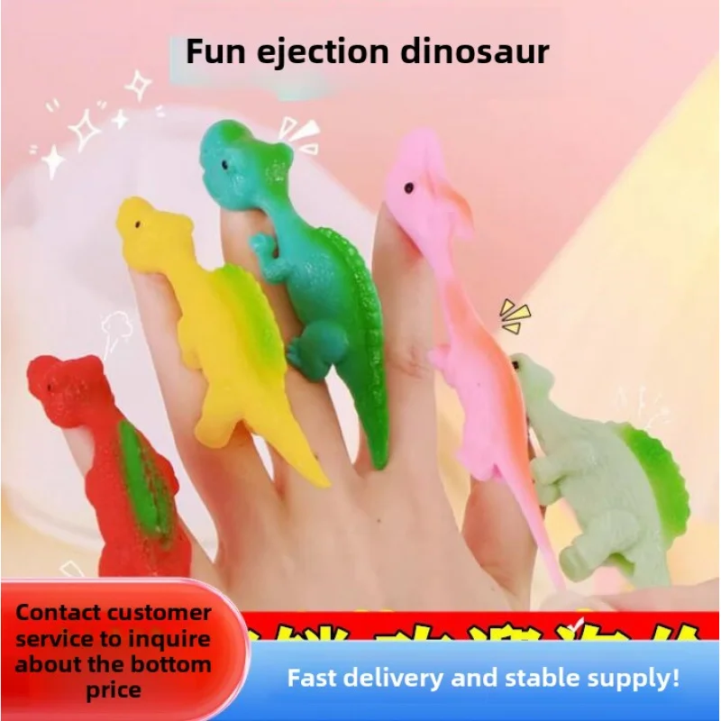 

Catapult Dinosaur Finger Turkey Catapult Pressure-Reducing Creative Trick Vent Fun Sticky Wall Toy Children Student Gift