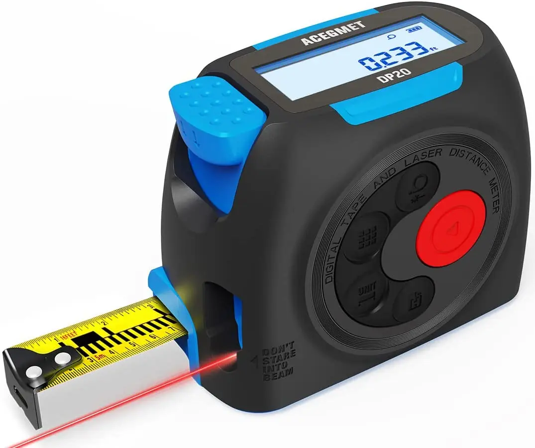 

Mileseey DT30 Usb Rechargeable Digital Laser Tape Measure 3 In 1 With Patents