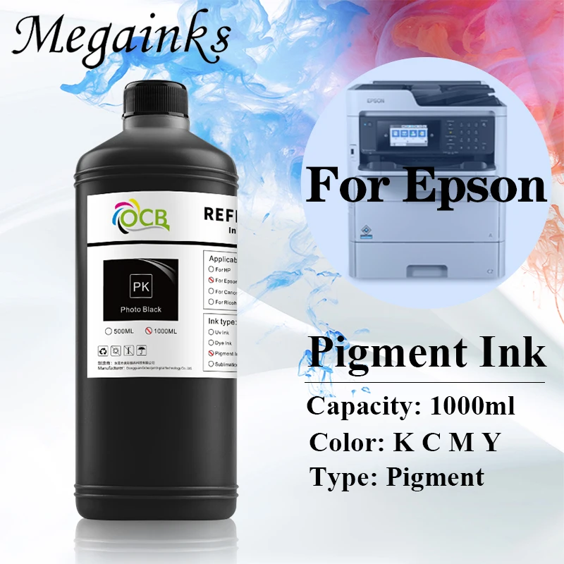 

Пигментные чернила T01C T01D 1000 мл T01C1 T01C2 T01C3 T01C4 T01D1 T01D2 T01D3 T01D4 для принтера Epson WorkForce Pro WF-C529R WF-C579R