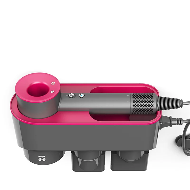 AB43-رف تخزين مجفف الشعر رف تخزين متعدد الوظائف مناسب لمجفف الشعر دايسون HD03 HD04 HD07 HD08