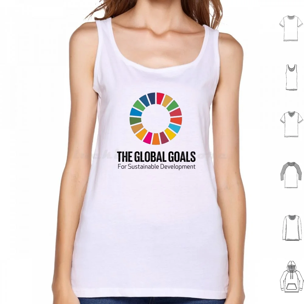 Un Sdgs Logo | The Globalgoals For Sustainable Development Tank Tops Print Cotton Un Sdg Sdgs Goal Goals Global