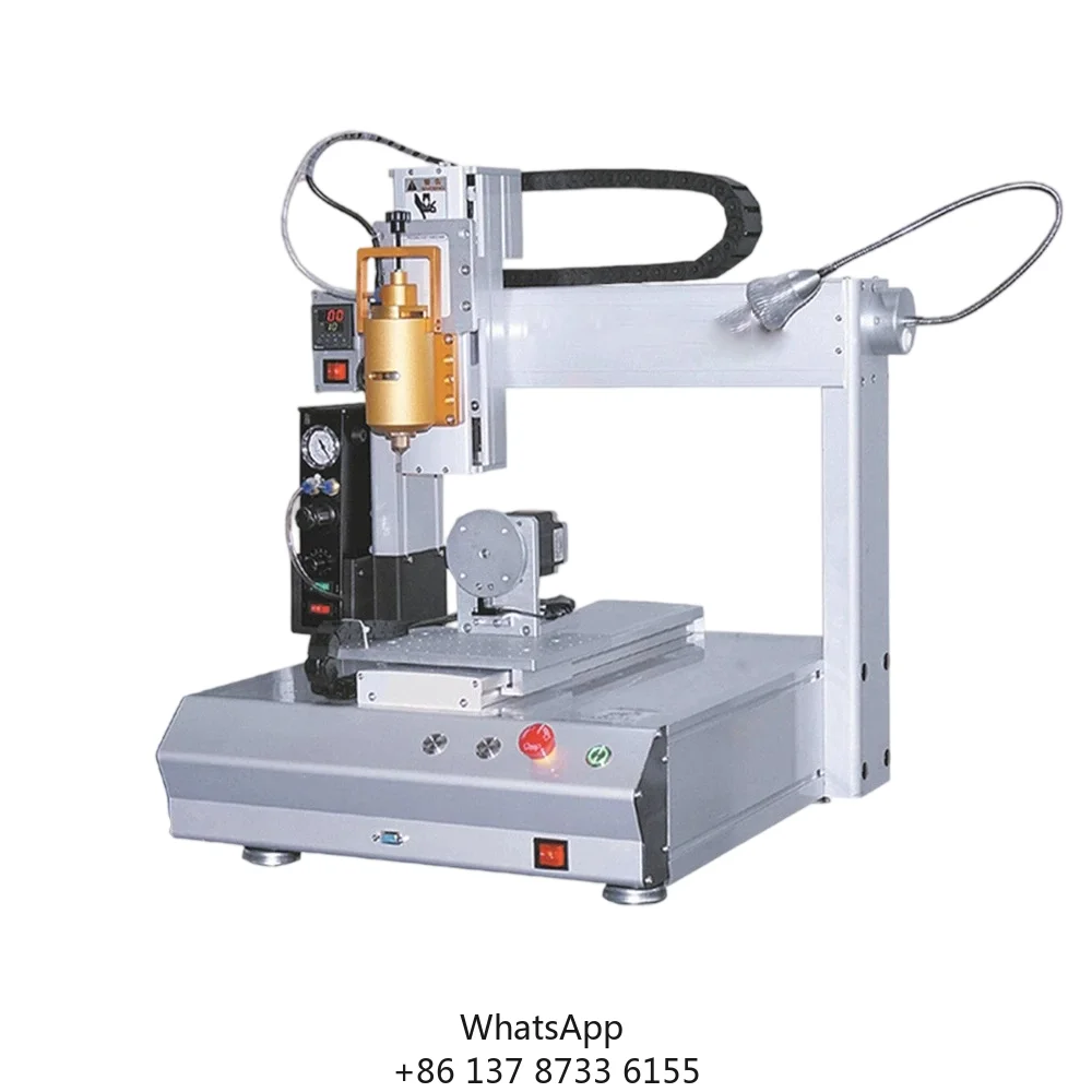 التلقائي بالكامل 3 محور لاصق موزع الفوق الغراء الروبوتات Led مزدوجة رئيس محطة واحدة آلة توزيع الغراء يسيح بالحرارة #1