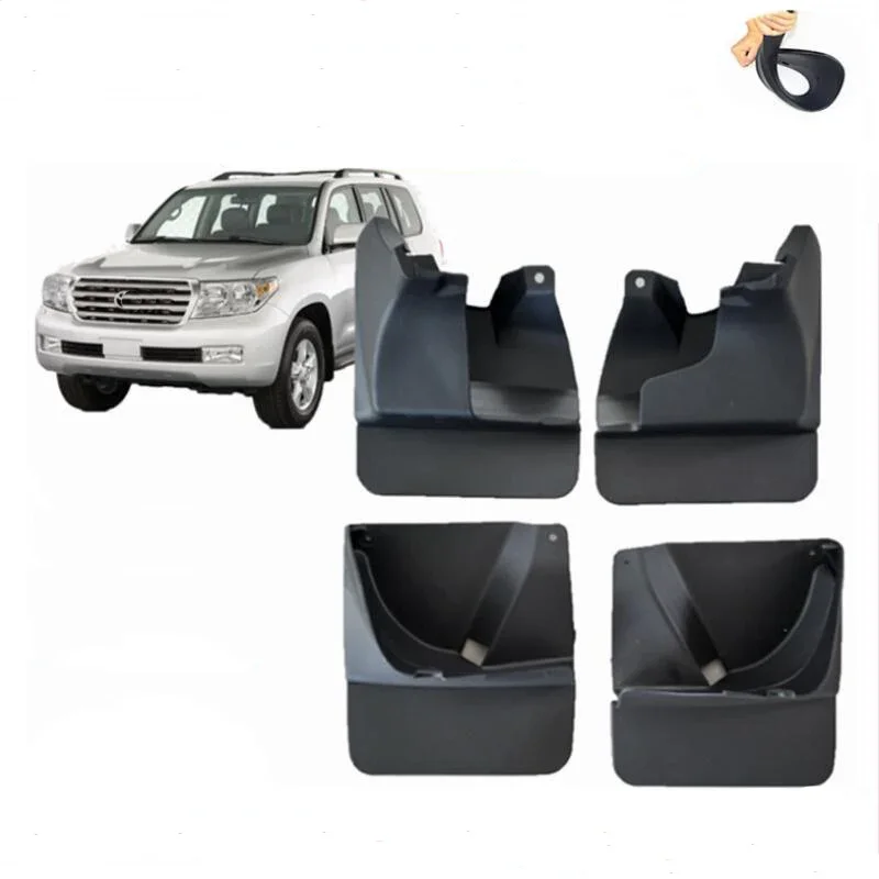 Car Fender Flares Mudguards Mud Flaps Splash Guard For Land Cruiser Prado FJ120 2002 2003 2004 2005 2006 2007 2008 2009 2010