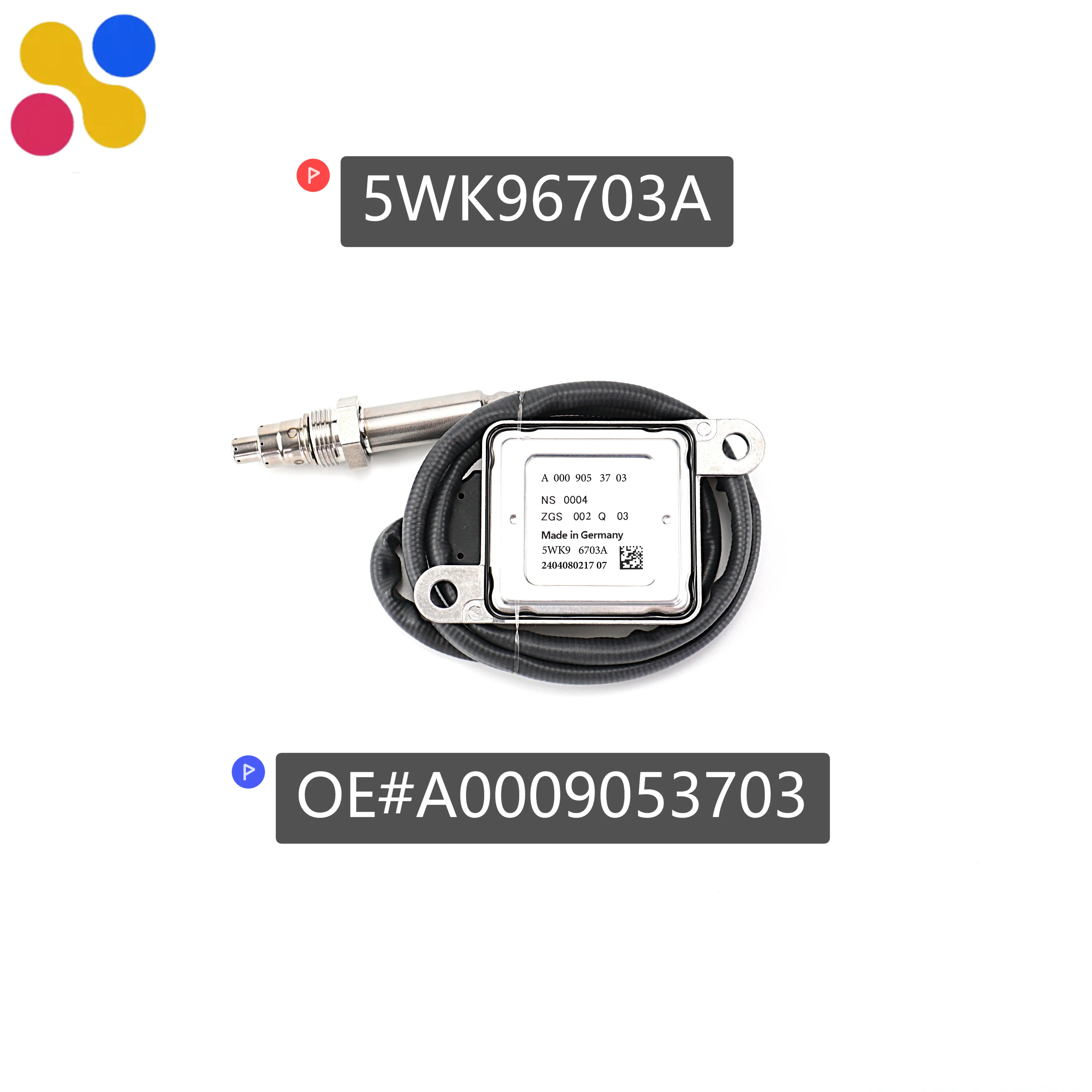 

Nox Sensor A0009053703 5WK96703A New High Quality Nitrogen Oxide Sensor for Mercedes-Benz CLA350 GLE350 GLE400 ML35