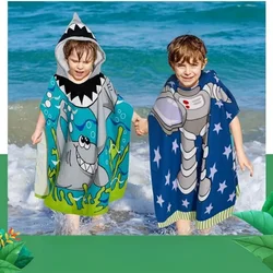 Kids Boys 1-5 Years Old Bathrobe Newborn Towel for Kids  Dress Up Kids Poncho Cape Kids Beach Towel Poncho Hooded Baby