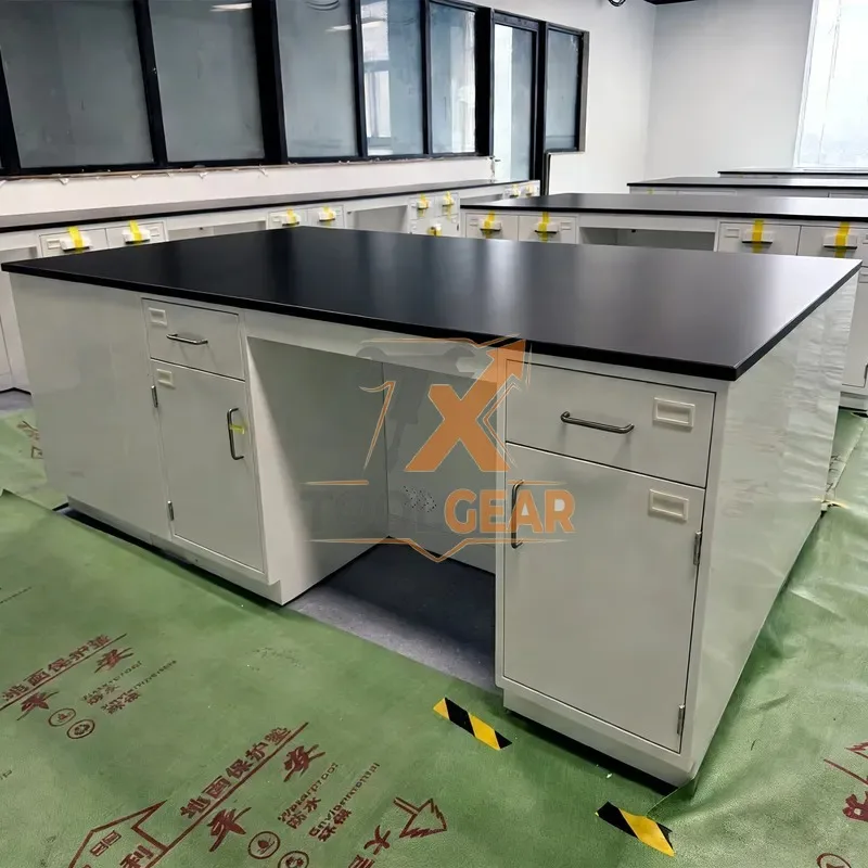 2026hotsale* Factory Direct Customizable Steel Lab Bench-Modern Design & Hospital/School Use Laboratory Furniture