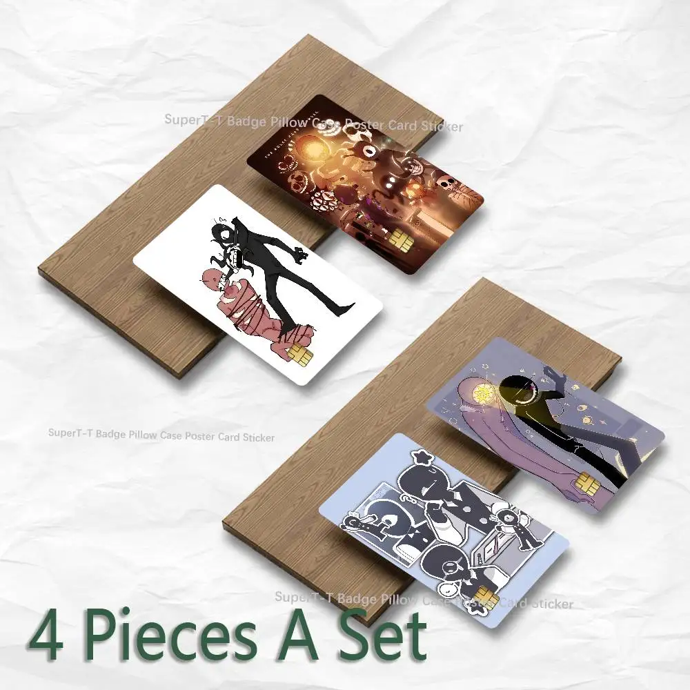 D-Doors Seek Figure Game Credit Debit Card Sticker Bus Pass Diy Waterproof Small Chip Film Sticker Decoration