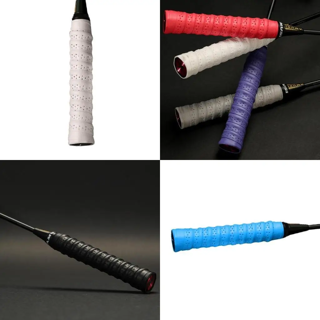 

652f Перфорированный дизайн теннисной ракетки схватывает ленту, тренировочная сквош с бадминтоном.