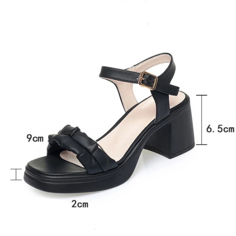 CICIYANG  Sandals Women Summer Outwear 2024 New Fashion High Heels Sandals  Ladies French Dress Sandals