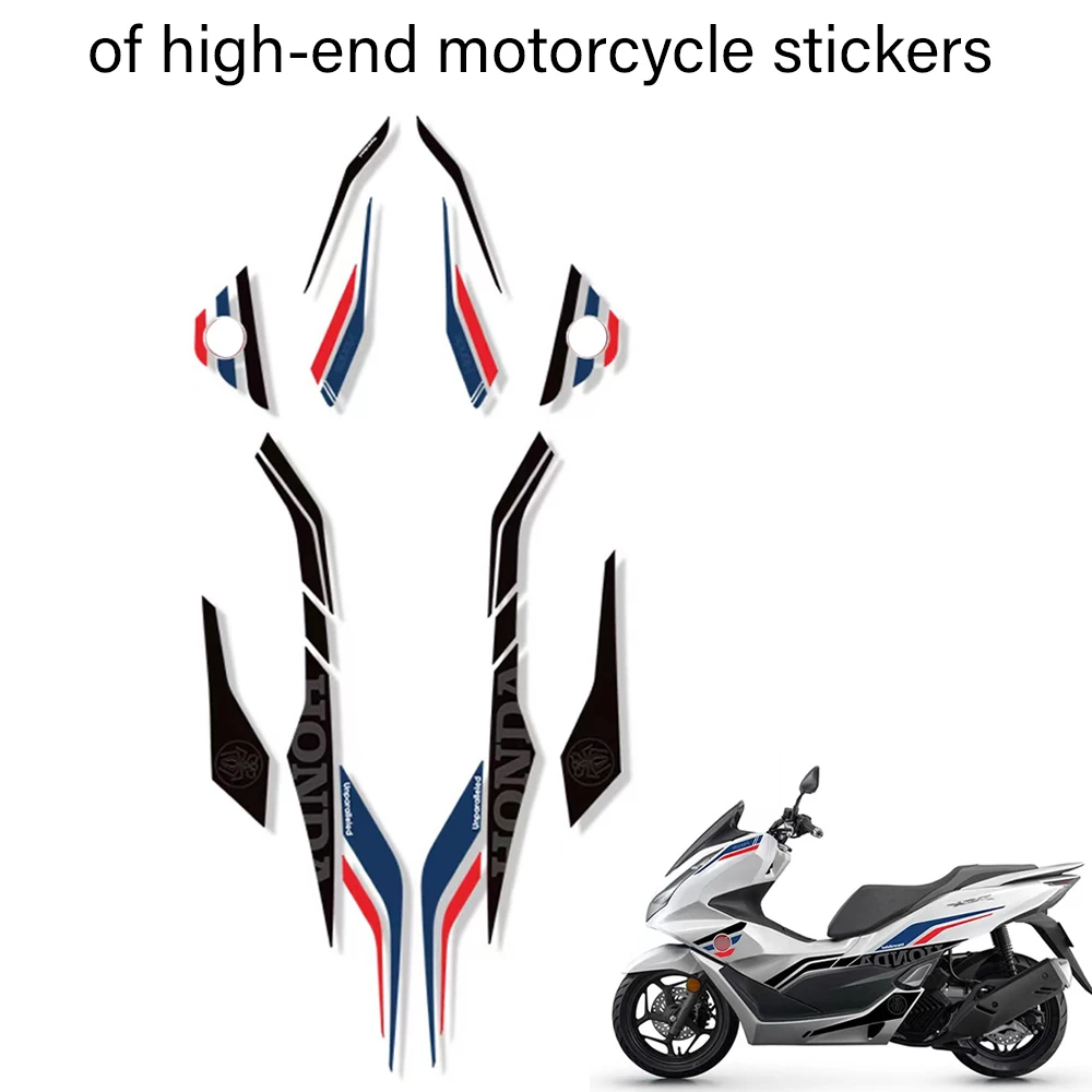 

Motorcycle Decal Accessories Suitable For For HONDA PCX 160 Full Car Flower Version Modified Waterproof Sticker PCX160 2022