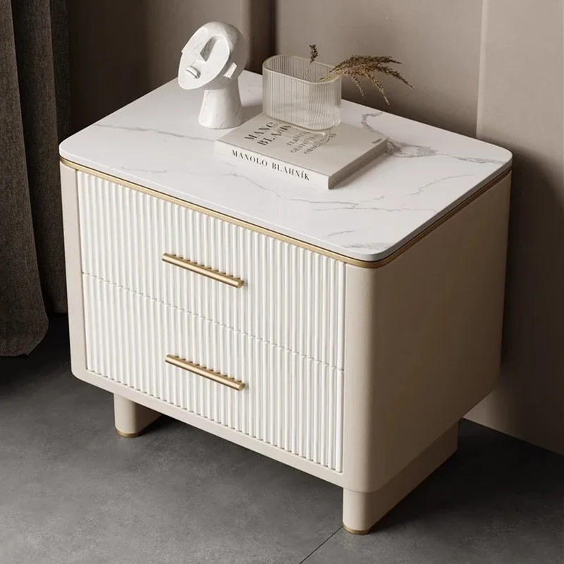 

Unique Design Bedside Table Minimalist Style Drawers Storage Bedside Tables Space Saving Mesita De Noche Bedroom Furniture