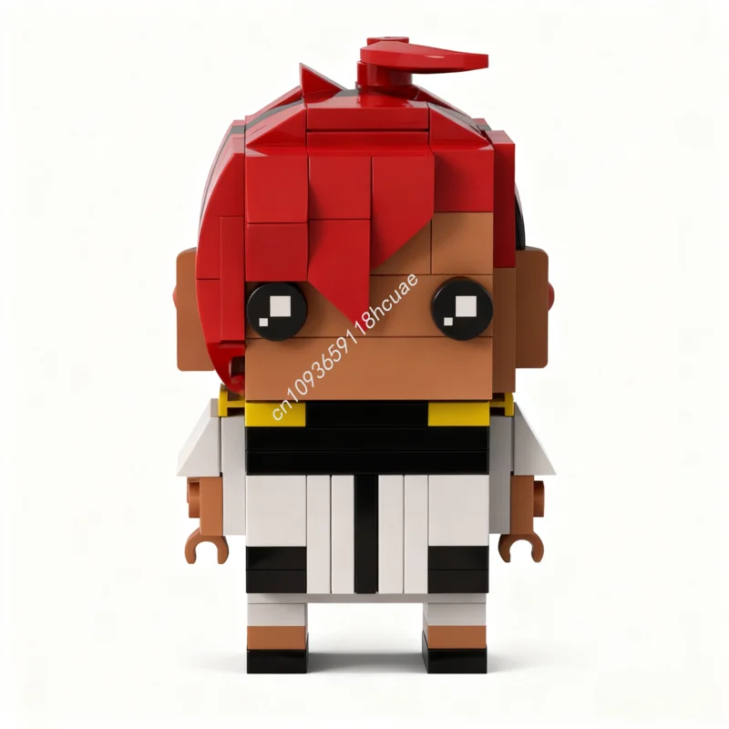 

139 шт. MOC Suletta Mercury, кирпичные головки, модель Brickheadz, строительные блоки, детская архитектура, модульные креативные игрушки, рождественские подарки