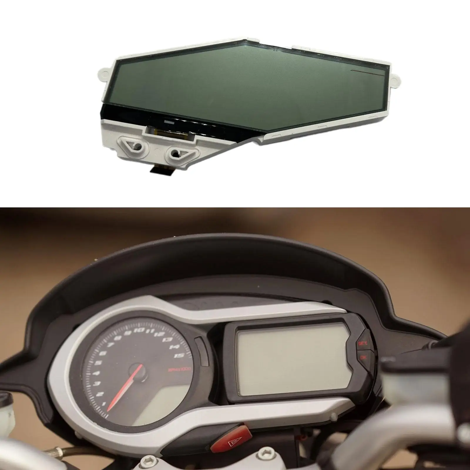 

LCD Display Screen Sturdy Replacement for Yamaha MT-09 FZ-09 Instrument