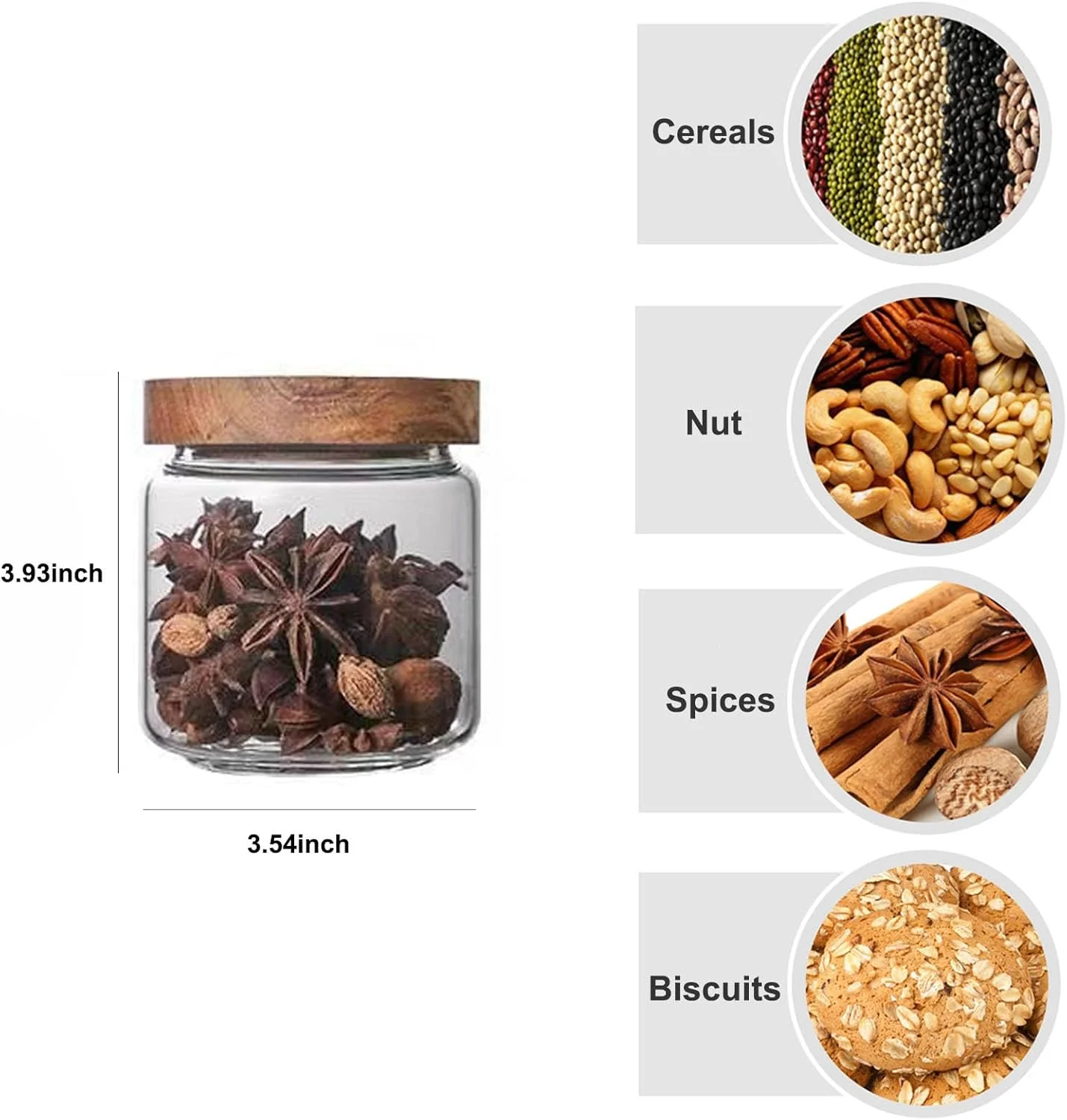 مجموعة من 4 برطمانات زجاجية شف - مراجعة Food Packed Snacks وسعره