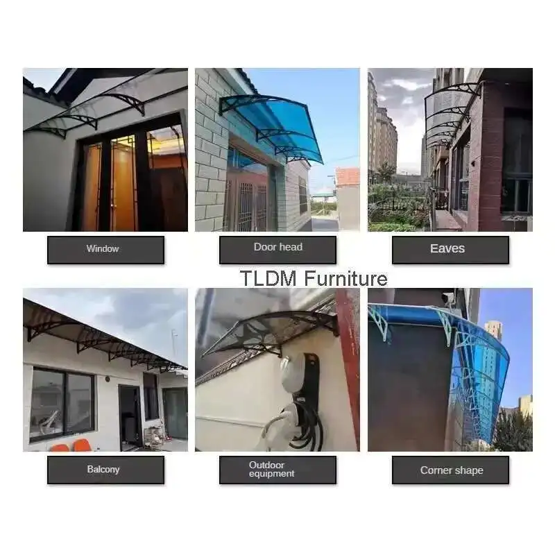 

Modern Multifunctional Awning for Outdoor Electrical Box Rain Cover Large Sink Awnings Simple Household Terrace Awning for Hotel