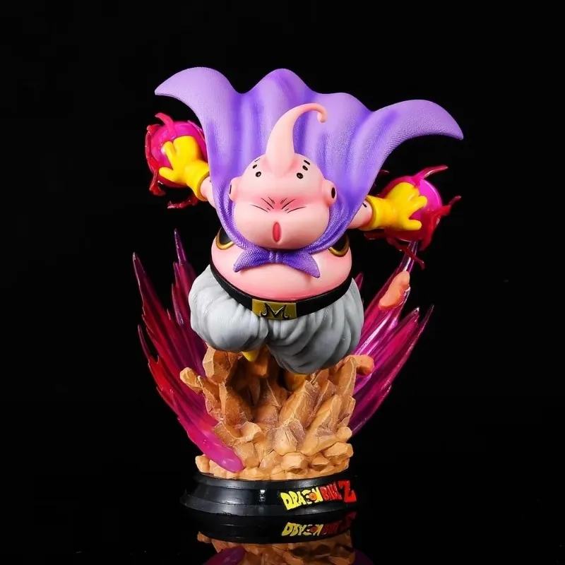 Dragonball Z Anime Villain Cute Majin Buu Action Figure Doll PVC Sculpture Series Model Collection Desktop Toy Holiday Gift