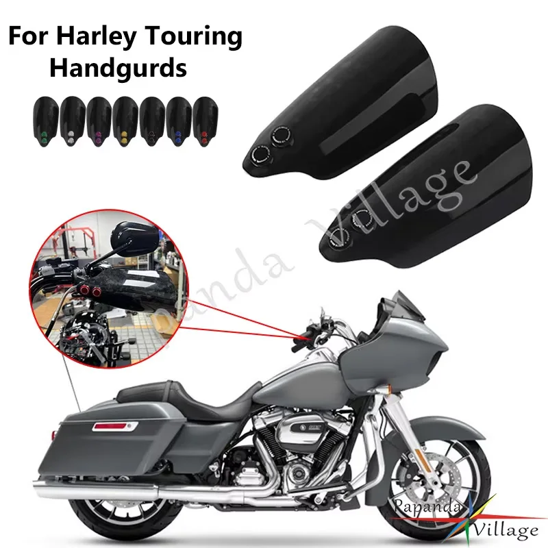 

Для Harley Touring Road Glide FLTRX FLTRXS FLTRK FLTRKSE 2021-2023 поручни из углеродного волокна 7 цветов защитная крышка руля