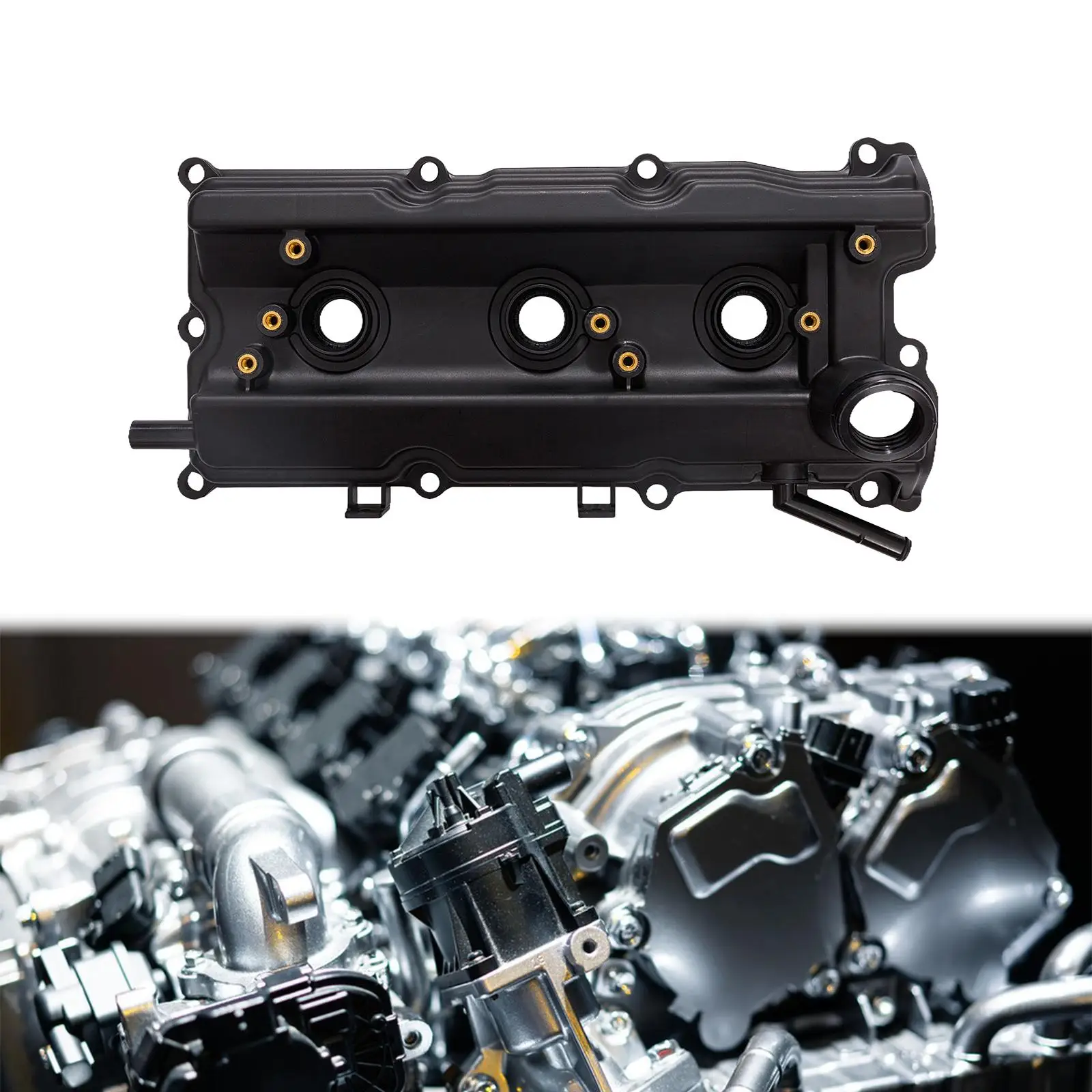 13264AM610 Professional Repair Parts High Performance Premium Engine Valve Cover for Infiniti G35 x Radiator Side 2004-2006