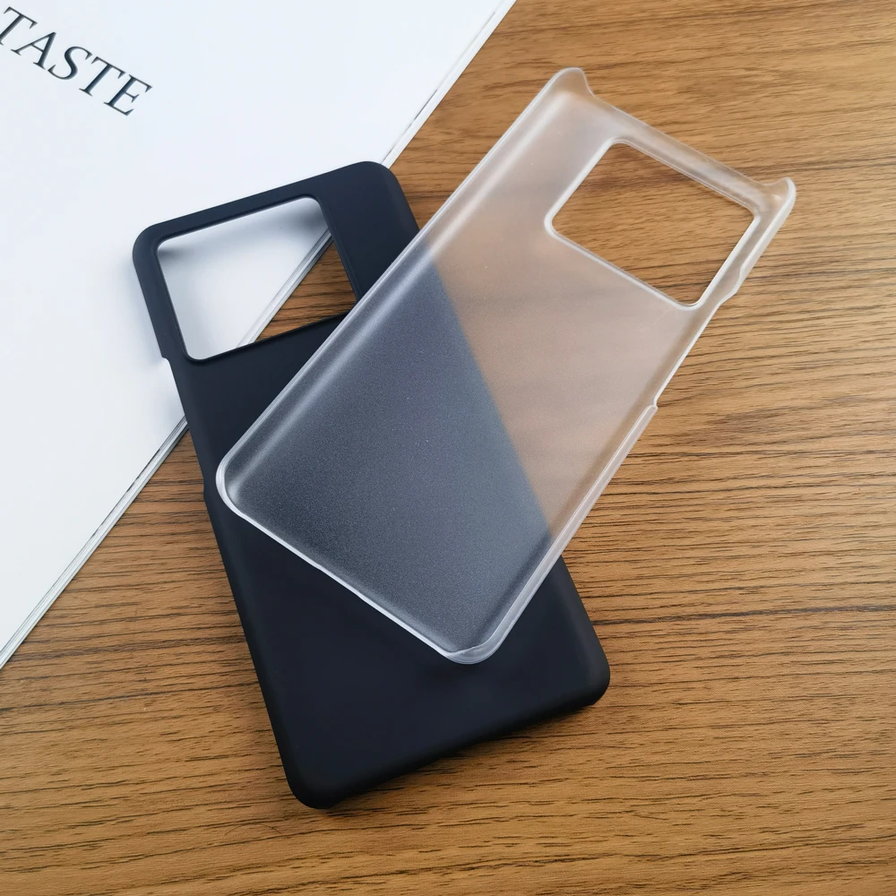 Casing keras Matte ultra-tipis sederhana, casing penutup belakang ponsel polikarbonat anti-sidik jari untuk vivo iQOO Neo8 Neo 8 Pro 5G