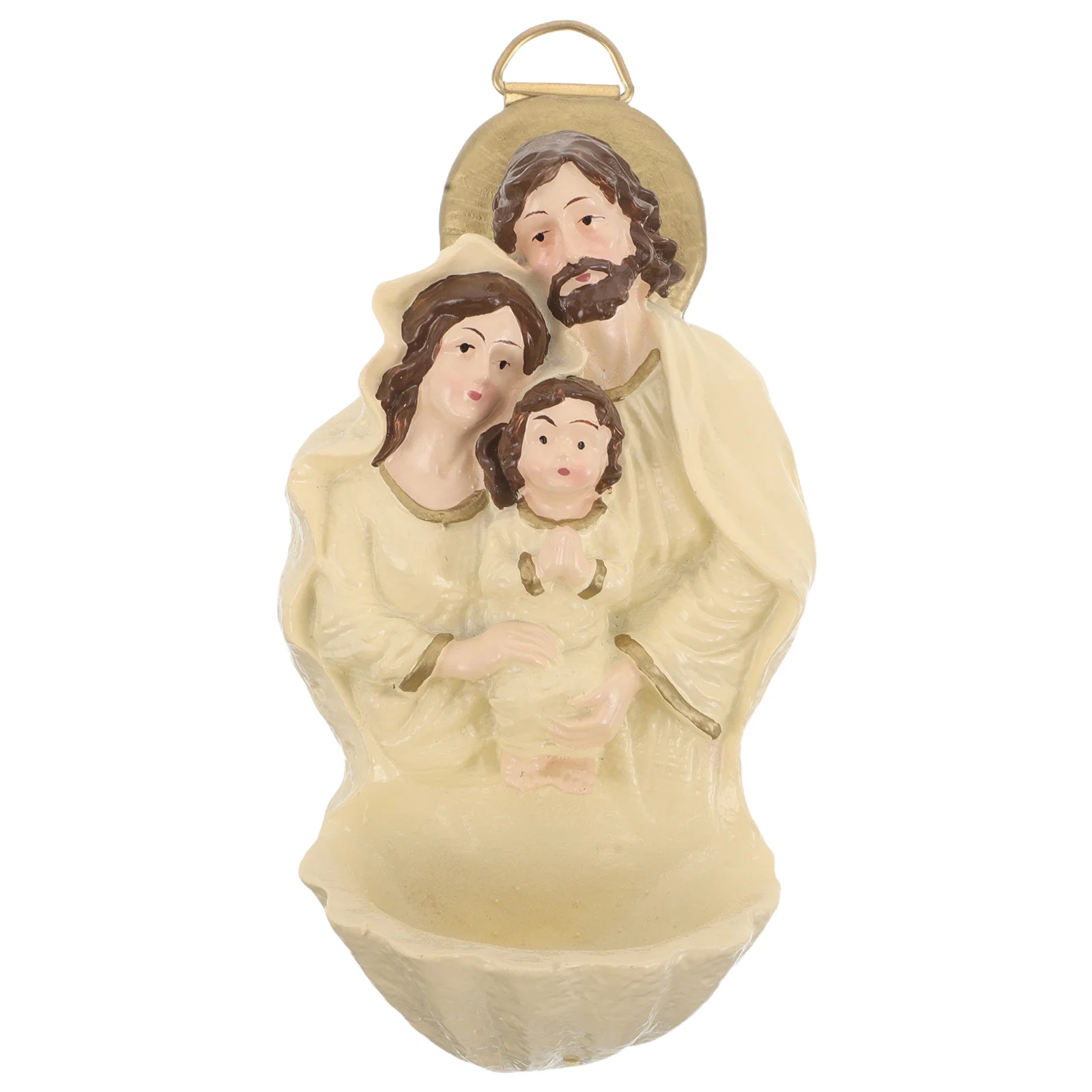 

Nativity Scene Resin Jesus Birth Statue Christmas Display Catholic Home Wall Hanging Biblical Religious Home Decor