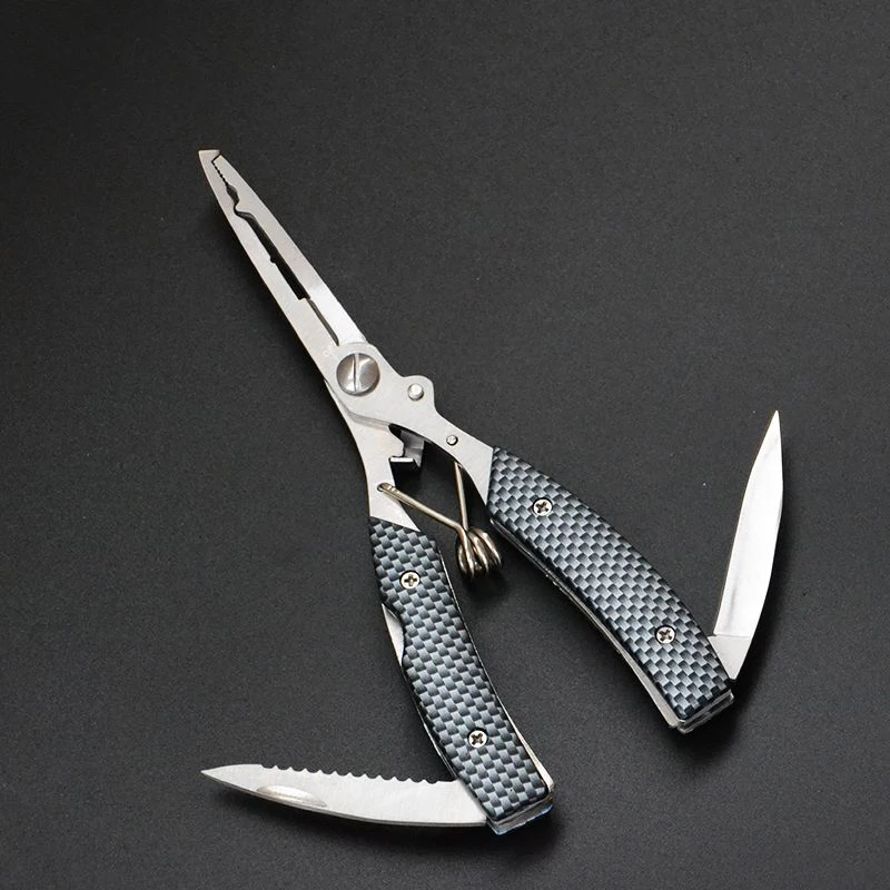 Micro Curve Multifunctional Fish Control Pliers Fish Control Line Cutting Folding Knife All-in-One Fish Controller Fishing Tools