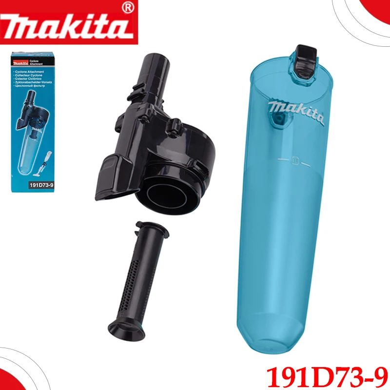 Makita 191D73-9 Cyclonic Dust Collector Canister Vacuum Attachment HEPA Filter for Jobsite Workshop Home Car Cleaning Maintenanc