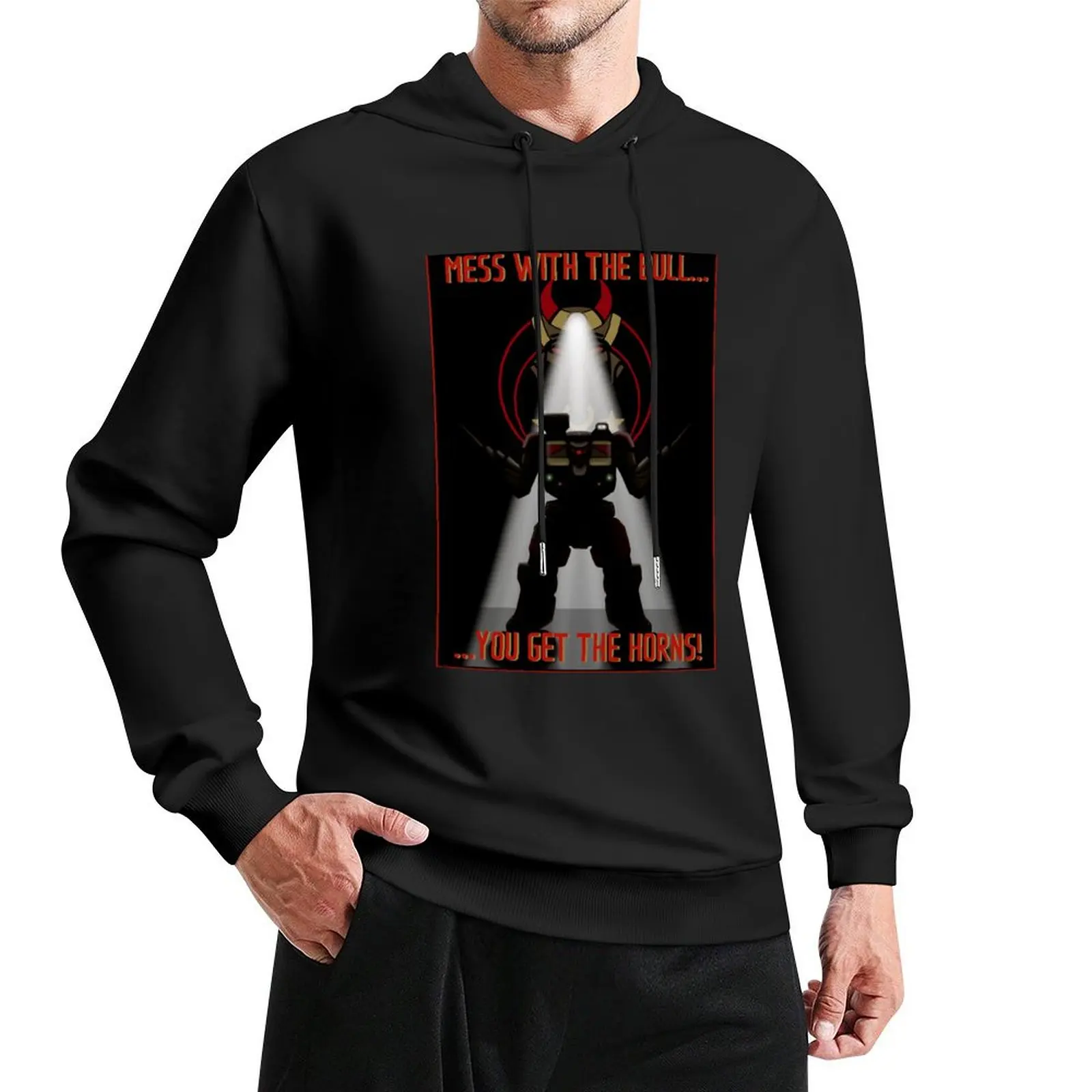 

Battletech - Taurian Defense Forces poster Mess with the bull Pullover Hoodie anime clothing new hoodies and sweatshirts